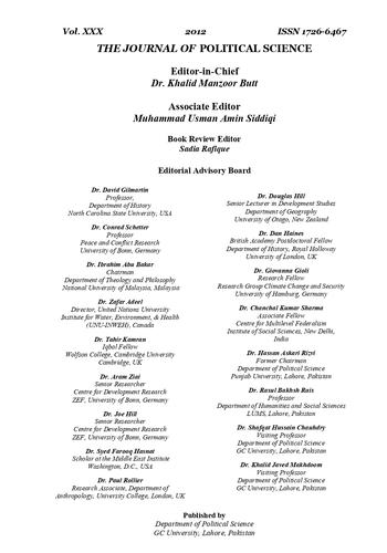 The Journal of Political Science